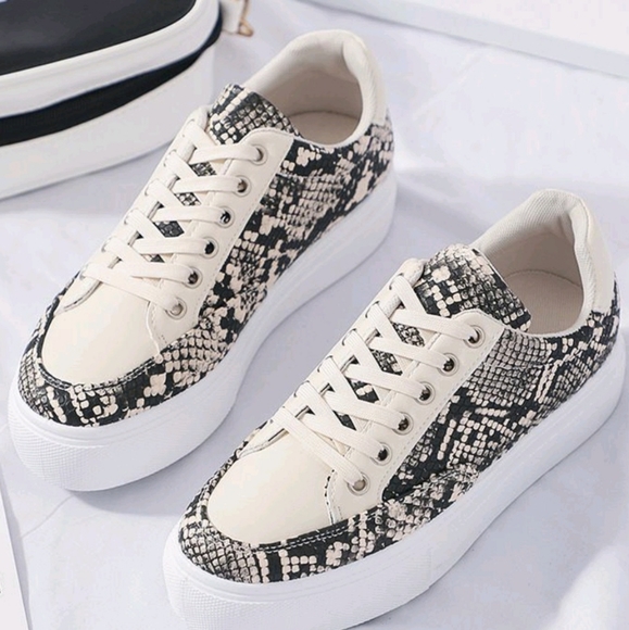 Python Snakeskin Trainers - Picture 4 of 4